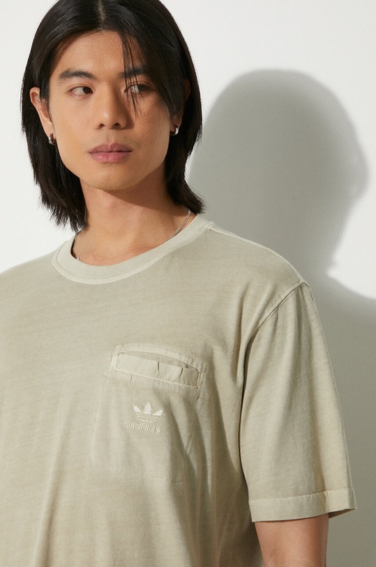 adidas Originals tricou din bumbac IS1763 bej