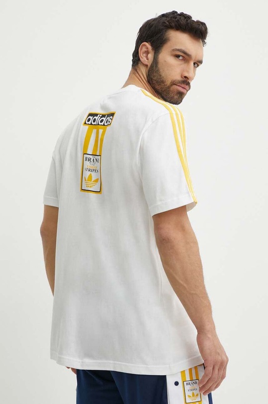 adidas Originals tricou din bumbac imprimeu alb IU2360