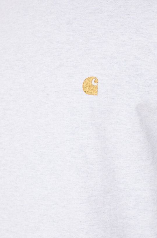 Carhartt WIP t-shirt bawełniany S/S Chase T-Shirt szary I026391.00JXX