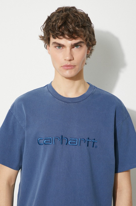 Carhartt WIP cotton t-shirt S/S Duster T-Shirt I030110.1ZFGD navy