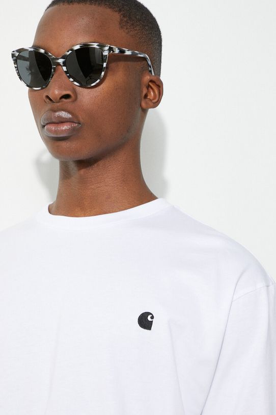 Carhartt WIP cotton t-shirt S/S Madison I033000.00AXX white