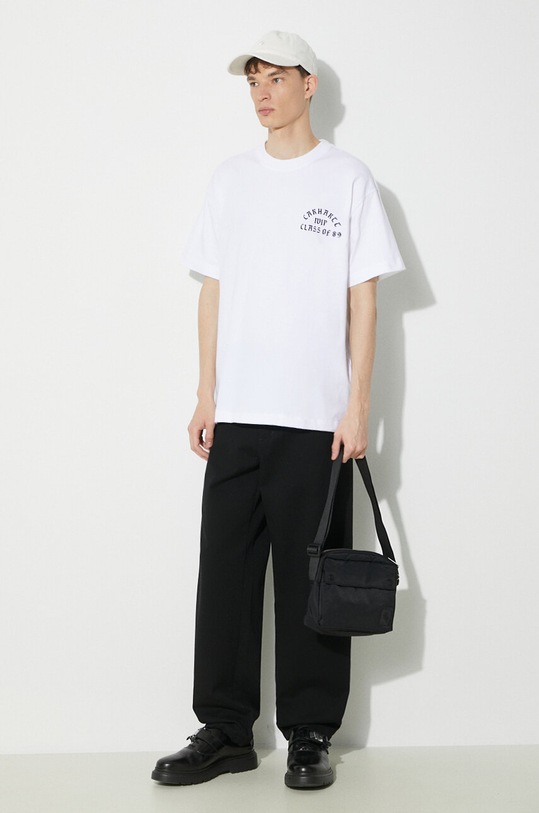 Carhartt WIP cotton t-shirt S/S Class of 89 T-Shirt Planet friendly white I033182.00AXX