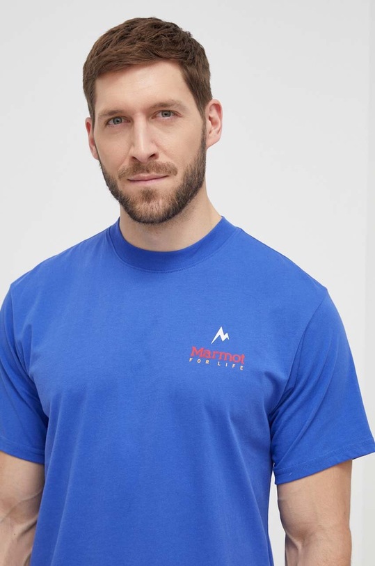 Marmot tricou sport Marmot For Life albastru M15345