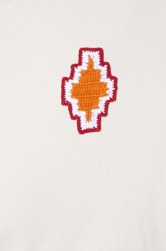 Marcelo Burlon t-shirt bawełniany Macrame Cross Patch Over CMAA054S24JER0050C23