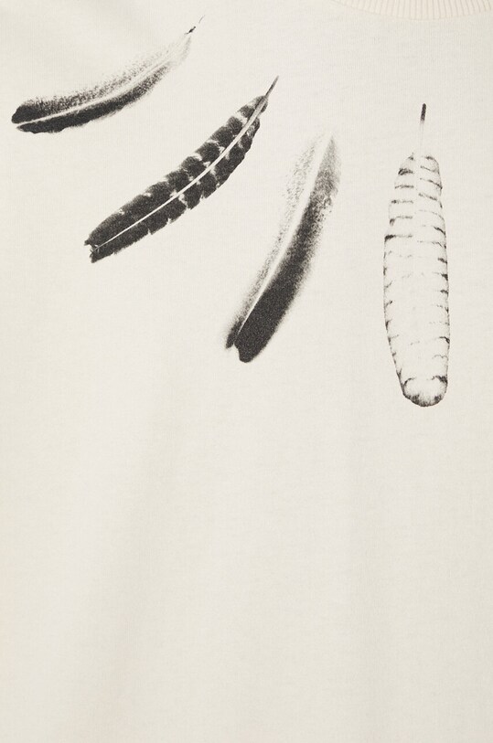 Βαμβακερό μπλουζάκι Marcelo Burlon Collar Feathers Over CMAA054S24JER0060C10