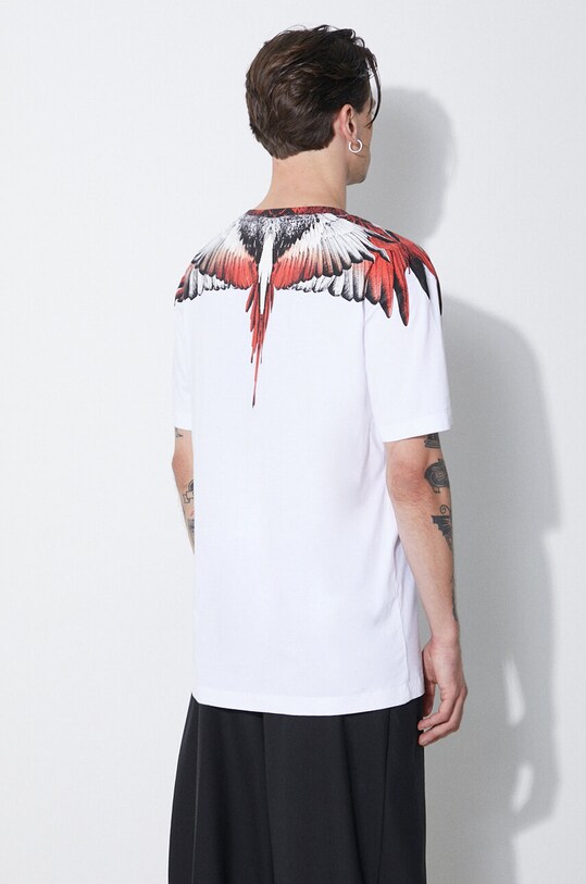 Одяг Бавовняна футболка Marcelo Burlon Icon Wings Basic CMAA056S24JER0010125 білий
