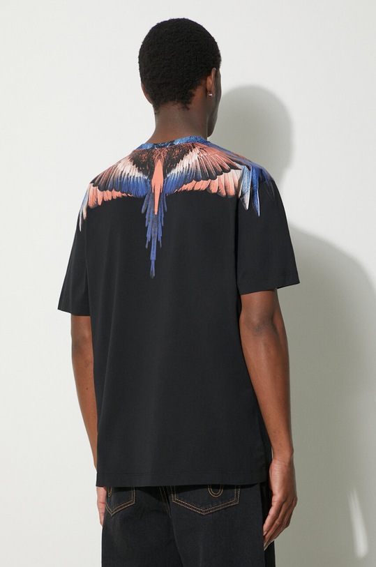 Îmbrăcăminte Marcelo Burlon tricou din bumbac Icon Wings Basic CMAA056S24JER0011026 negru