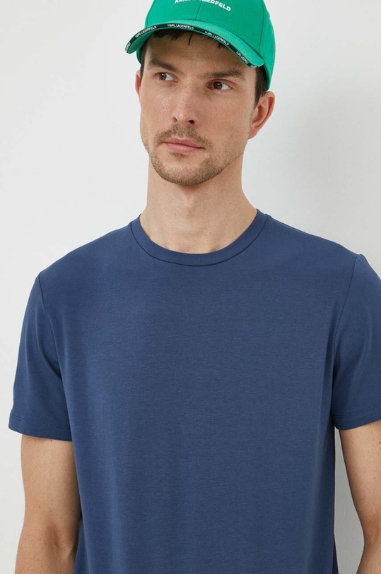 Tričko Geox M4510K-T3098 M T-SHIRT hladký modrá M4510K.T3098.F4070