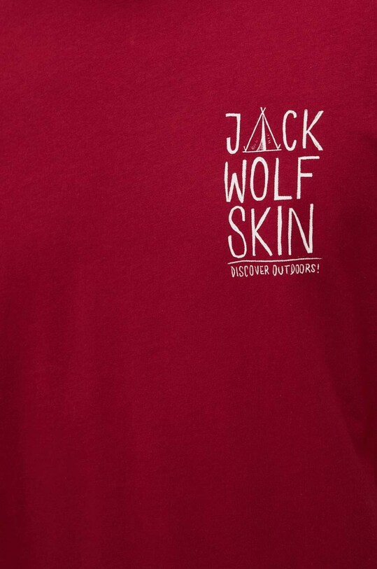 Футболка Jack Wolfskin Jack Tent 1809791 бордо