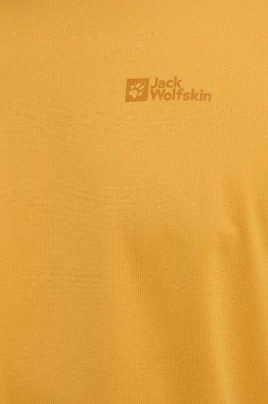 Jack Wolfskin maglietta sportiva Delgami 1809811 giallo