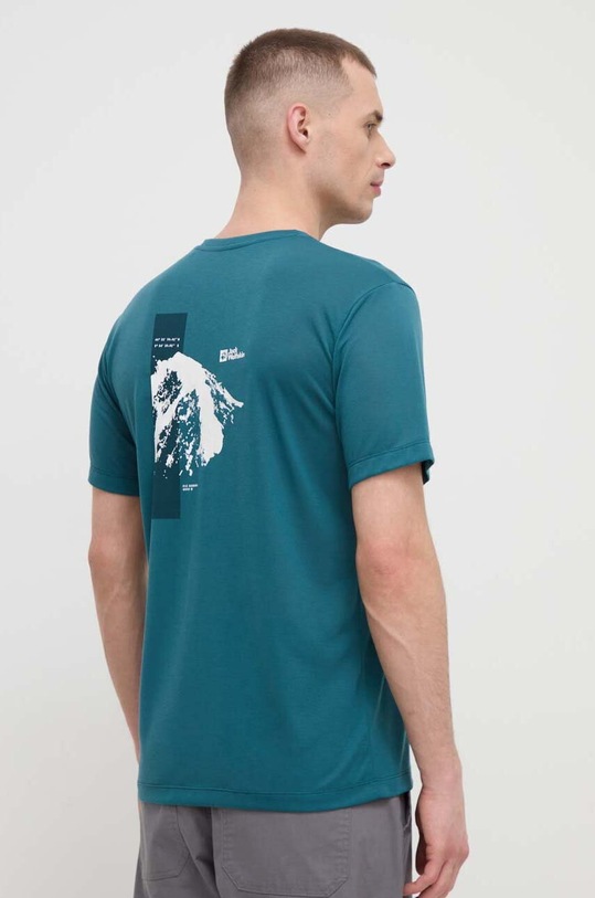 Jack Wolfskin t-shirt sportowy Vonnan zielony 1809941
