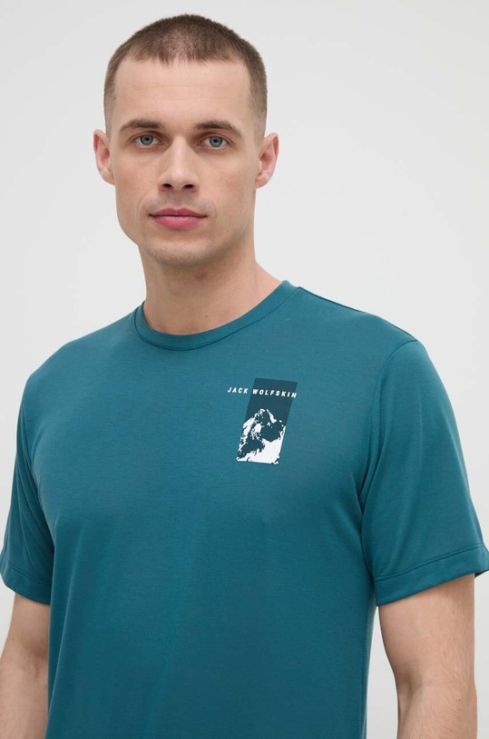 Jack Wolfskin t-shirt sportowy Vonnan 1809941 zielony
