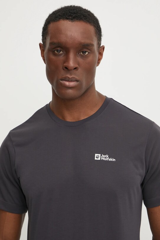Jack Wolfskin t-shirt sportowy Vonnan szary 1809951