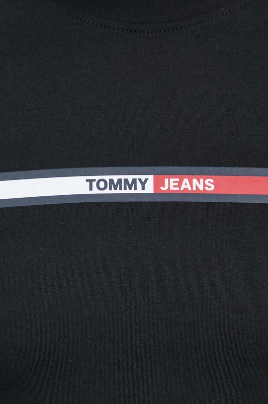 Tommy Jeans pamut póló fekete DM0DM13509