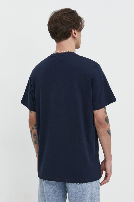 Oblečení Bavlněné tričko Tommy Jeans DM0DM18569 námořnická modř