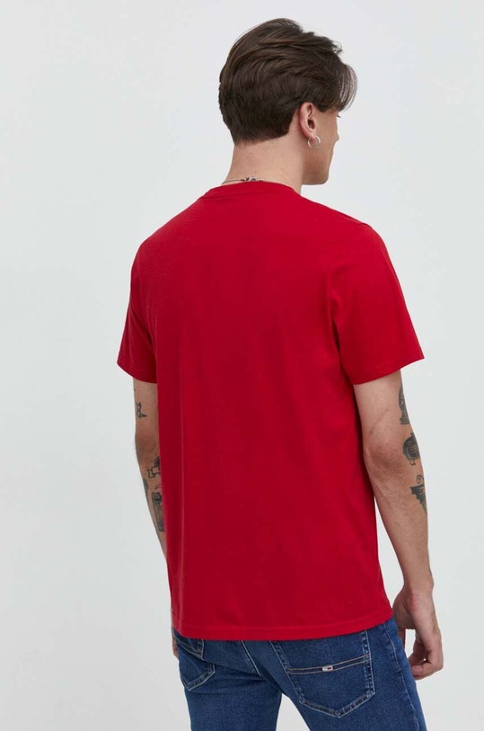 Odzież Hollister Co. t-shirt bawełniany KI323.4001.500 czerwony
