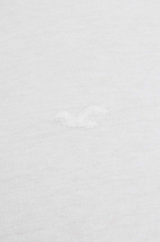 Hollister Co. t-shirt bawełniany KI324.4042.100 biały