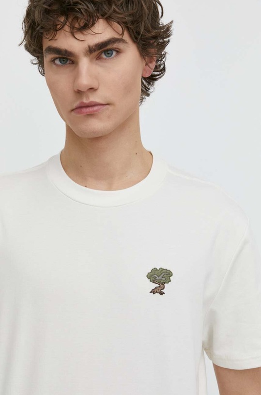 Hollister Co. t-shirt beżowy KI324.4061.178