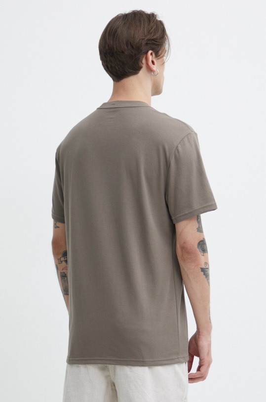 Odzież Hollister Co. t-shirt KI324.4061.421 brązowy