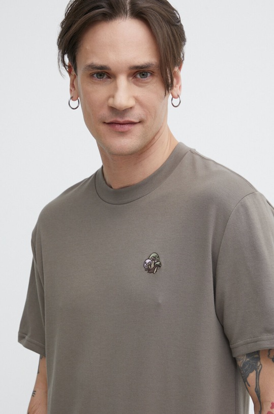 Hollister Co. t-shirt brązowy KI324.4061.421