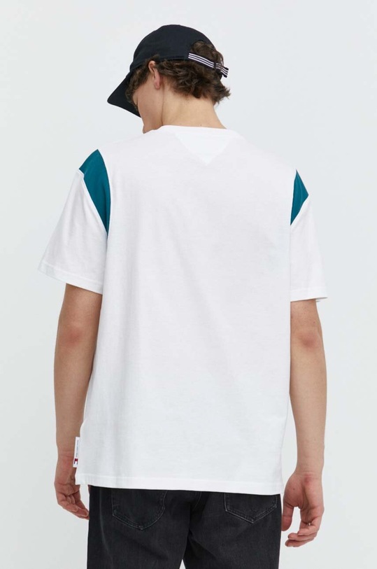 Odzież Tommy Jeans t-shirt bawełniany DM0DM18661 biały