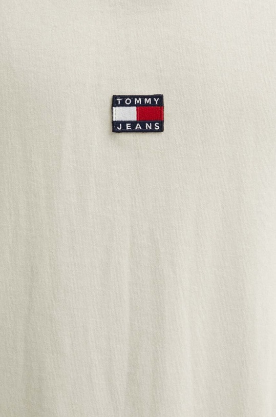 Tommy Jeans tricou din bumbac DM0DM11803 bej