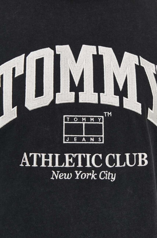 Tommy Jeans tricou din bumbac DM0DM18557 negru