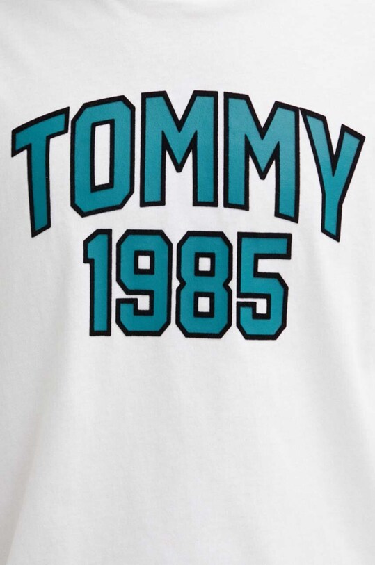 Хлопковая футболка Tommy Jeans DM0DM18559 белый