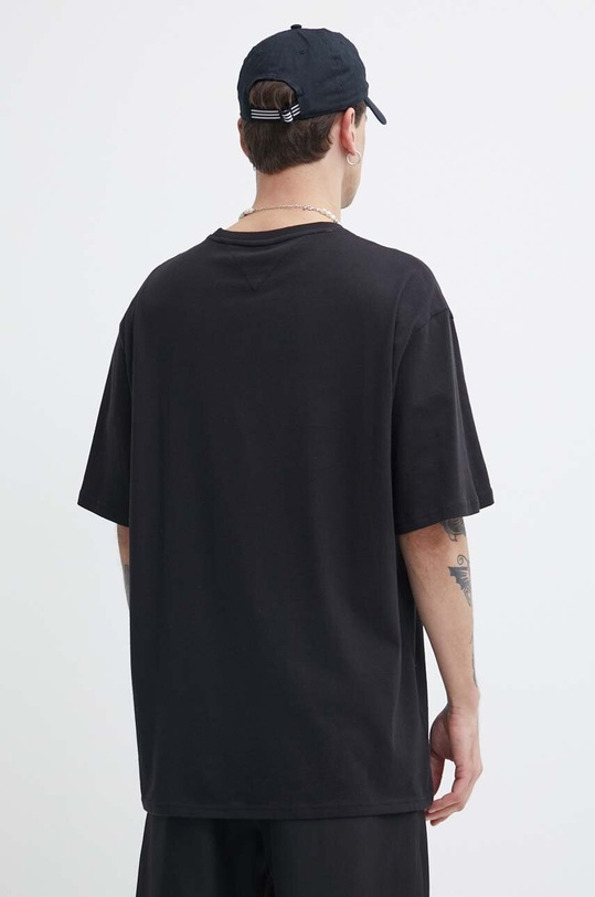 Odzież Tommy Jeans t-shirt bawełniany DM0DM18560 czarny