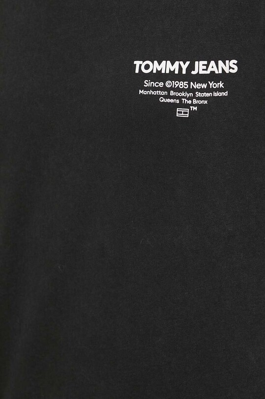 Бавовняна футболка Tommy Jeans DM0DM18591 чорний