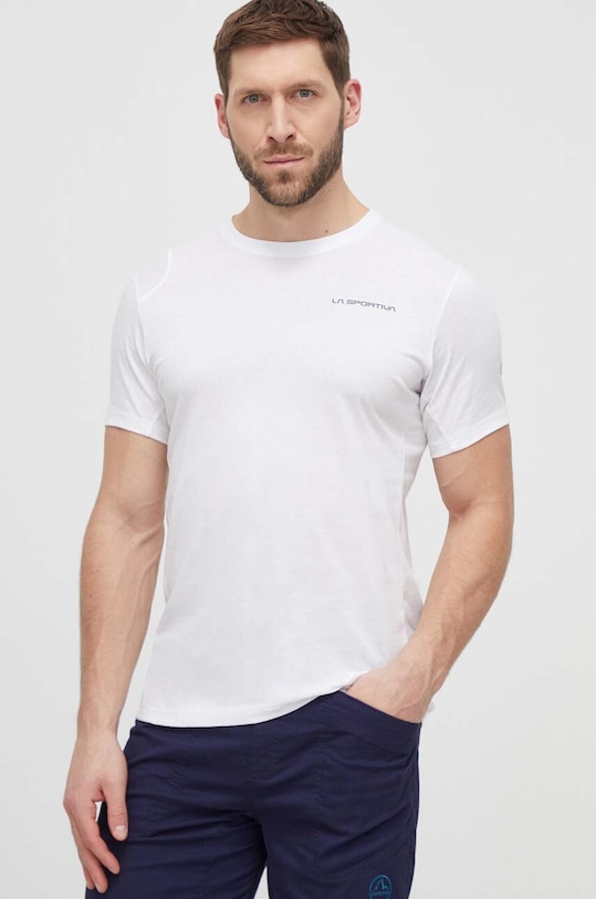 Odzież LA Sportiva t-shirt Back Logo F04000000 biały