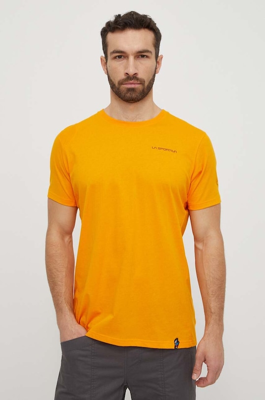 LA Sportiva t-shirt Back Logo F04102102 pomarańczowy SS24