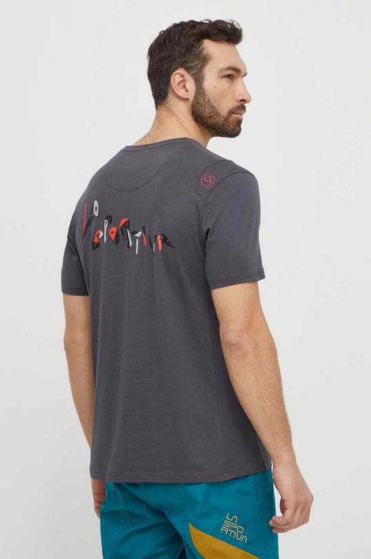 Odzież LA Sportiva t-shirt Boulder F36900322 szary