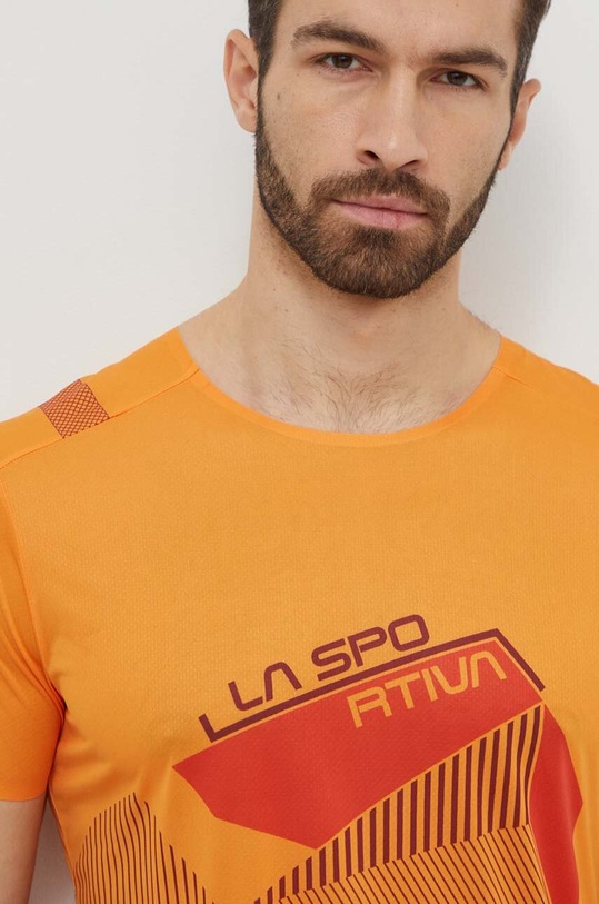 LA Sportiva t-shirt sportowy Comp pomarańczowy F38102322