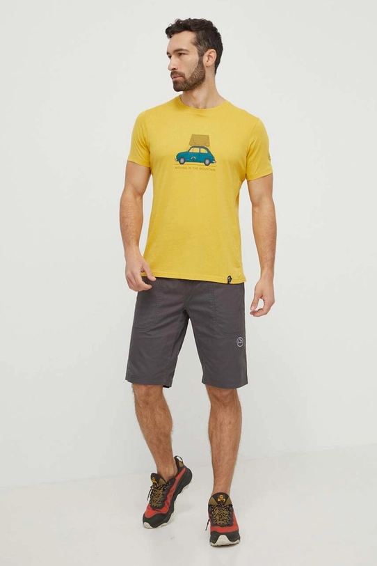 LA Sportiva t-shirt Cinquecento N55735735 żółty SS24