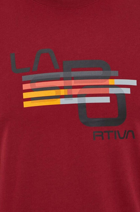 LA Sportiva tricou Stripe Cube N98320320 burgundia