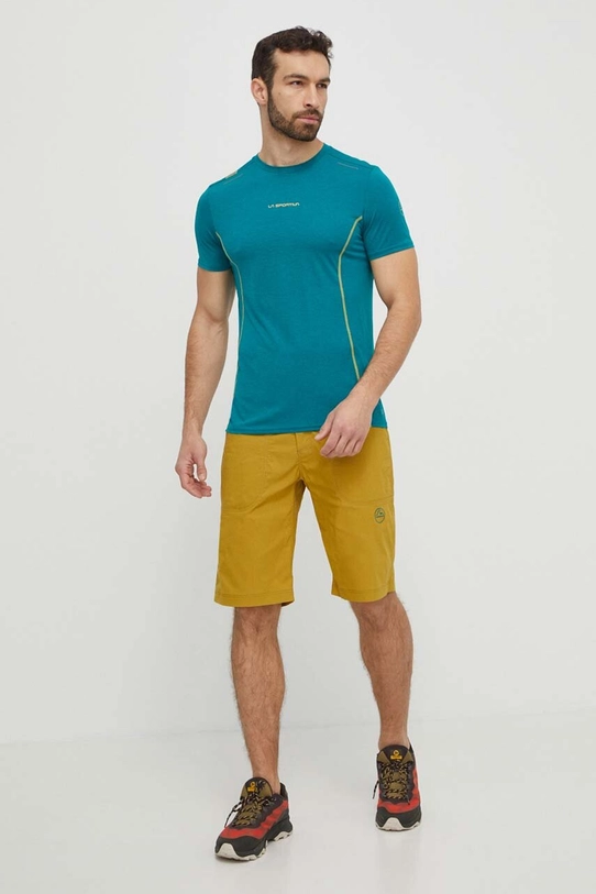 LA Sportiva t-shirt sportowy Tracer P71733733 zielony SS24