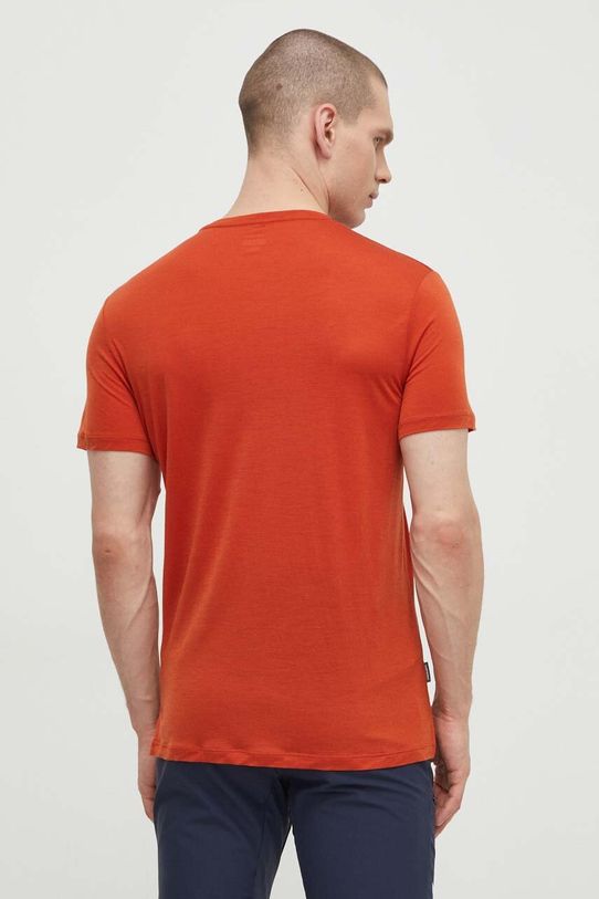 Îmbrăcăminte Icebreaker tricou sport 125 Cool-Lite Merino Blend Sphere III IB0A56ZMA841 portocaliu