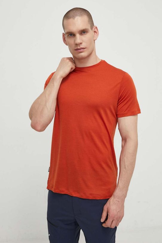 Icebreaker tricou sport 125 Cool-Lite Merino Blend Sphere III portocaliu IB0A56ZMA841