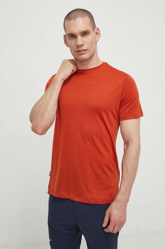 Icebreaker maglietta da sport 125 Cool-Lite Merino Blend Sphere III arancione IB0A56ZMA841