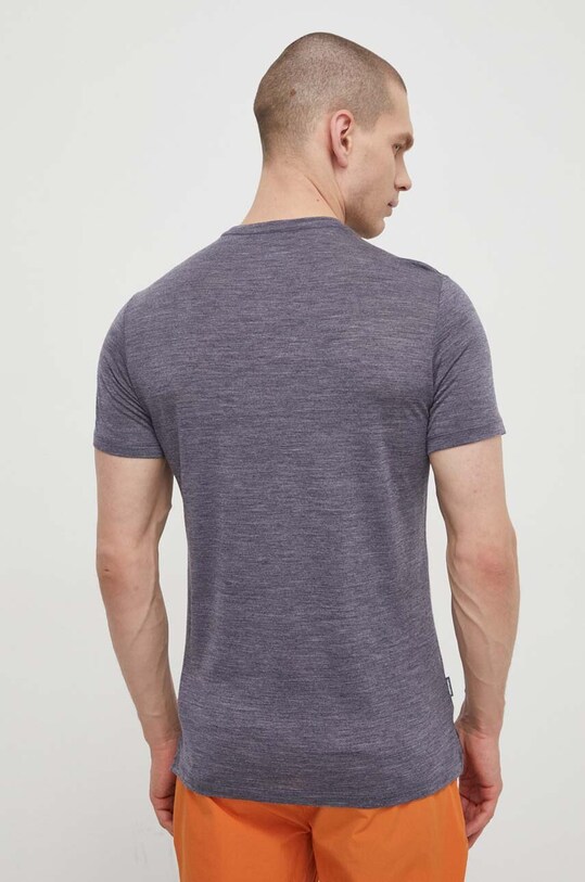 Одяг Спортивна футболка Icebreaker 125 Cool-Lite Merino Blend Sphere III IB0A56ZM4401 темно-синій