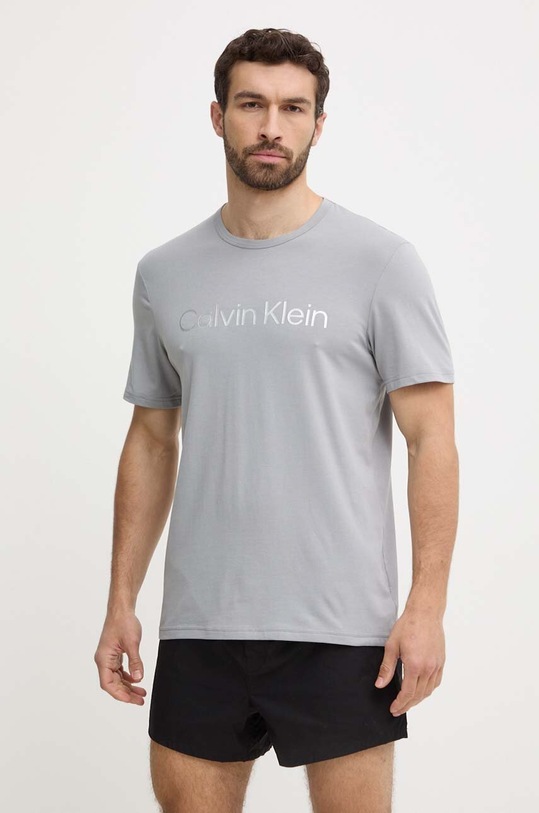 Tričko Calvin Klein Underwear 000NM2264E šedá SS24