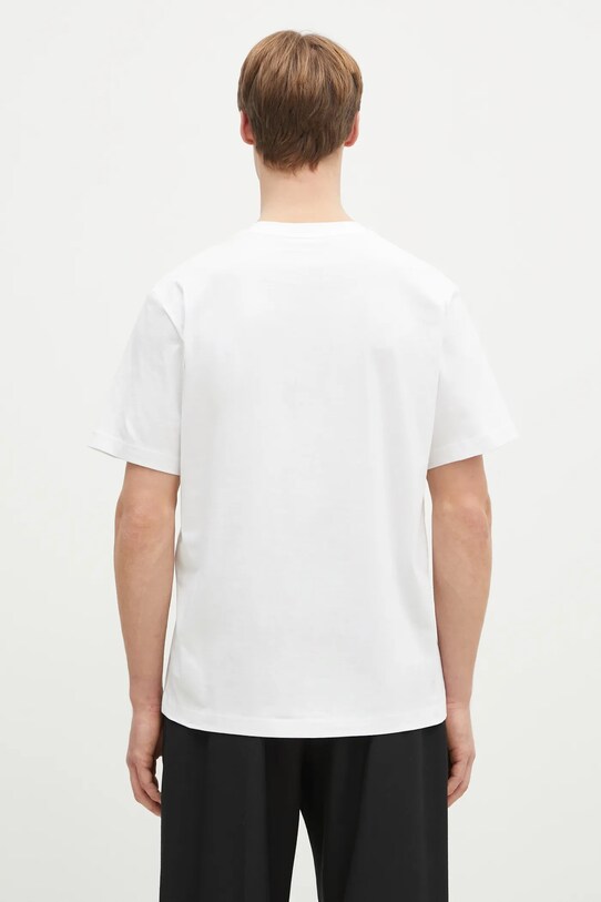 Îmbrăcăminte Lacoste tricou din bumbac TH7318 alb