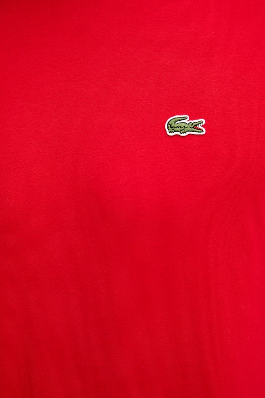 Lacoste T-shirt basic męski bawełniany TH7318 czerwony