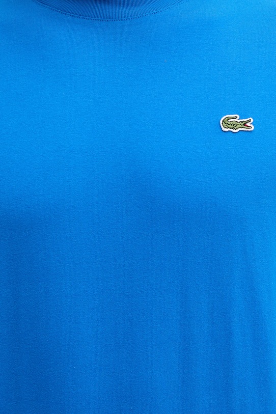 Бавовняна футболка Lacoste блакитний TH7318