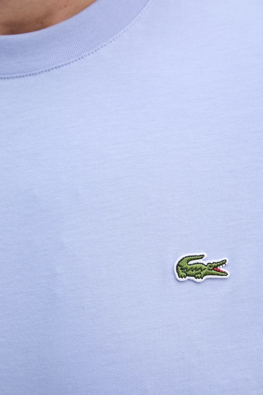 Lacoste T-shirt basic męski bawełniany TH7318 niebieski