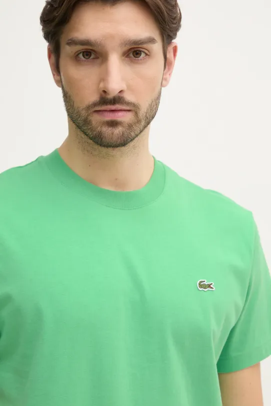 Lacoste t-shirt in cotone verde TH7318