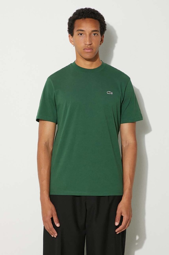 Lacoste Basic T-shirt cotton men's cotton green TH7318