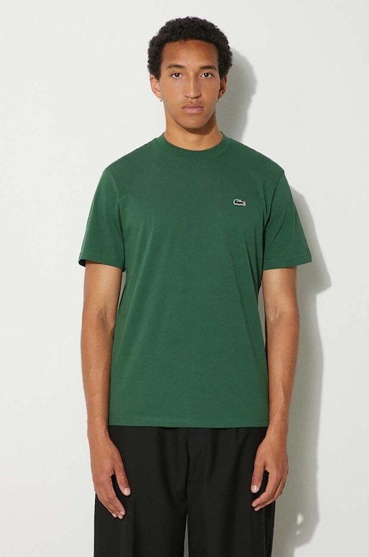 Lacoste Basic T-shirt cotton men's cotton green TH7318