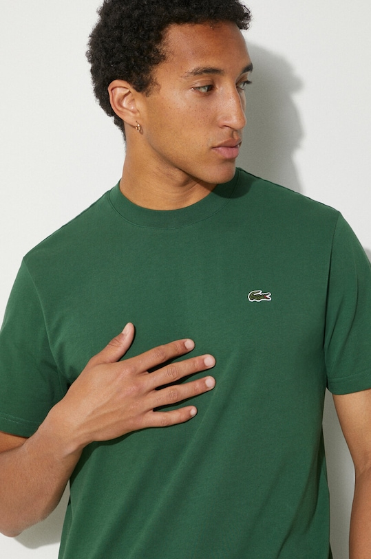 Lacoste Basic T-shirt cotton men's green TH7318